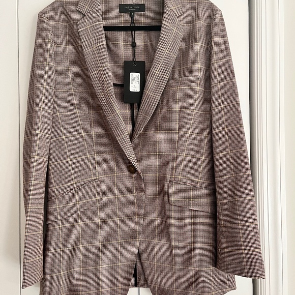 Rag and Bone Plaid Blazer